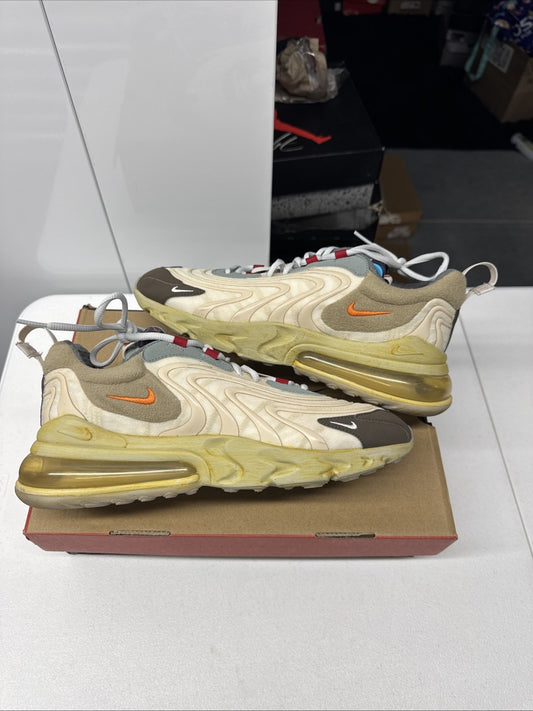 Size 10.5 - Travis Scott x Nike Air Max 270 React ENG Cactus Trails
