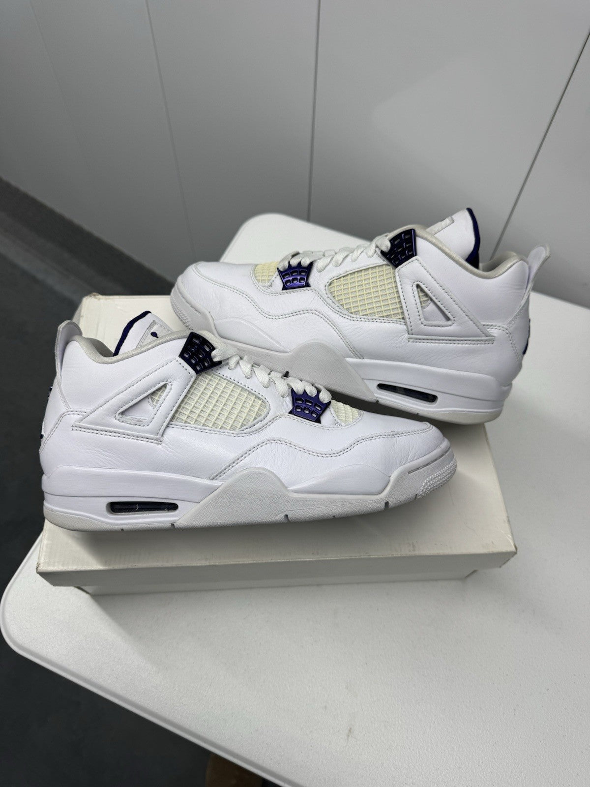 Jordan Air Jordan 4 Men's Sneakers US Size 9.5 Purple Metallic IB1519-200