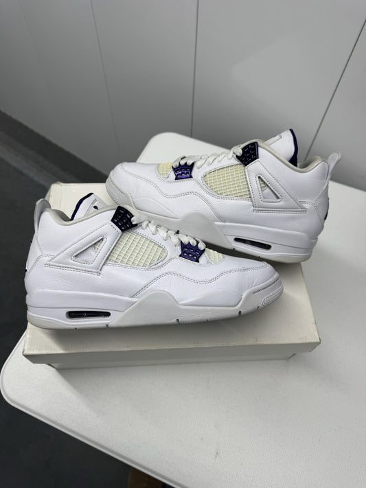 Jordan Air Jordan 4 Men's Sneakers US Size 9.5 Purple Metallic IB1519-200