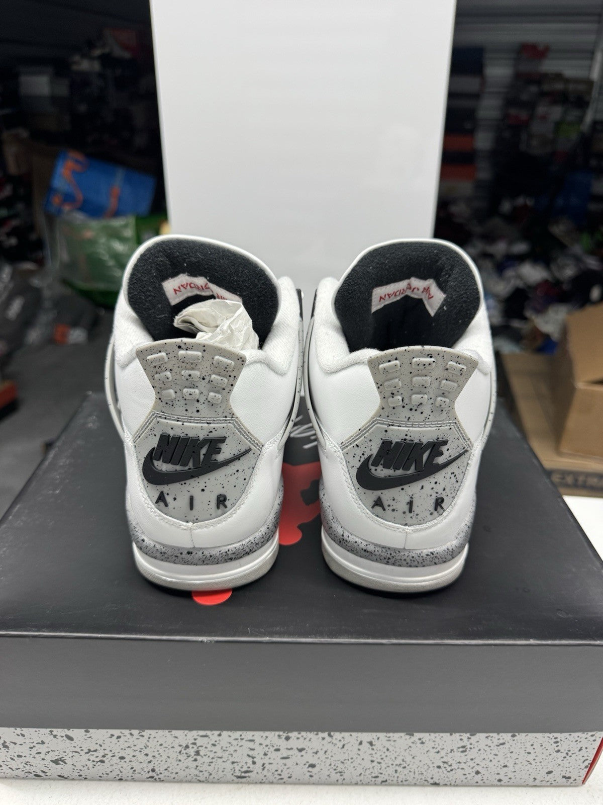 Jordan Air Jordan 4 Retro OG White Cement 2025 Men's Sneakers, SIZE 8.5