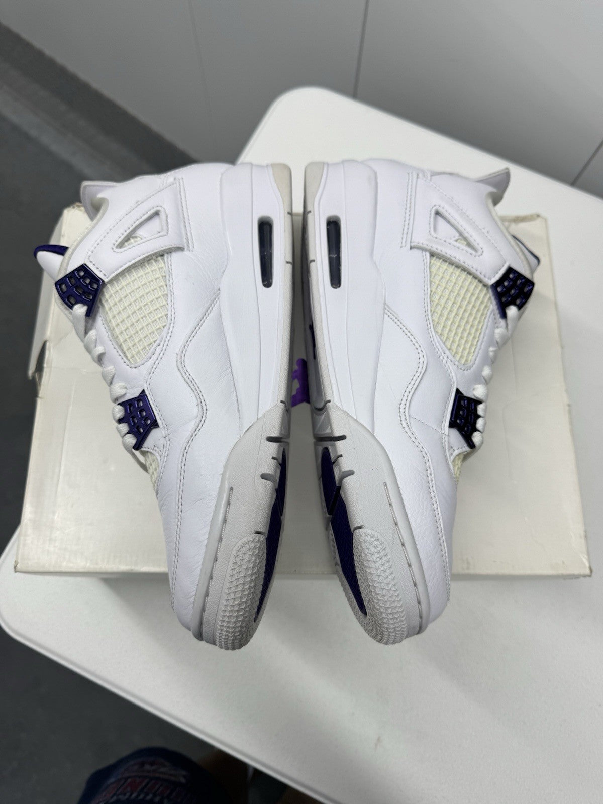 Jordan Air Jordan 4 Men's Sneakers US Size 9.5 Purple Metallic IB1519-200