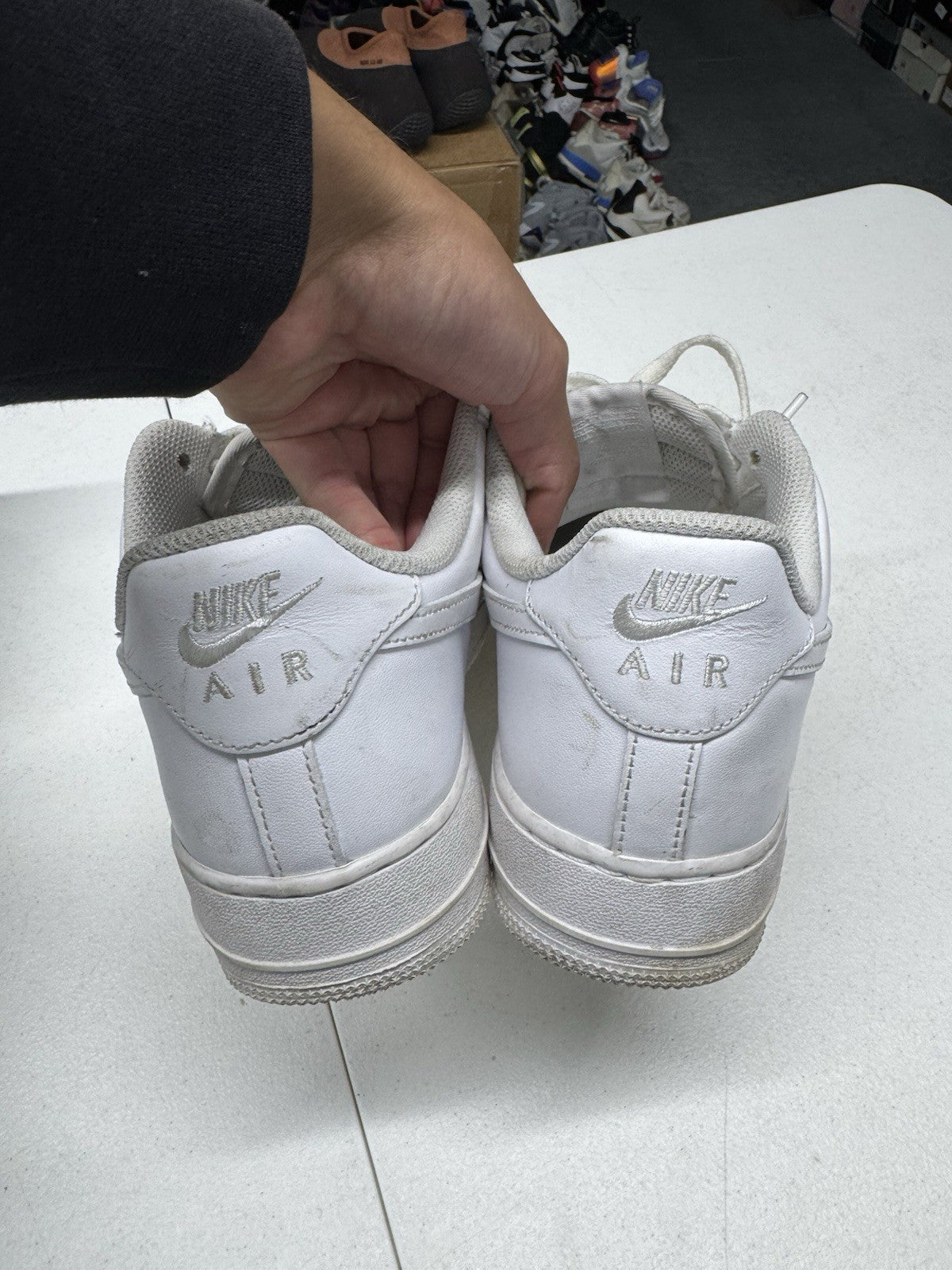 Nike Air Force 1 '07 Low Triple White Men's Sneakers White SIZE 9