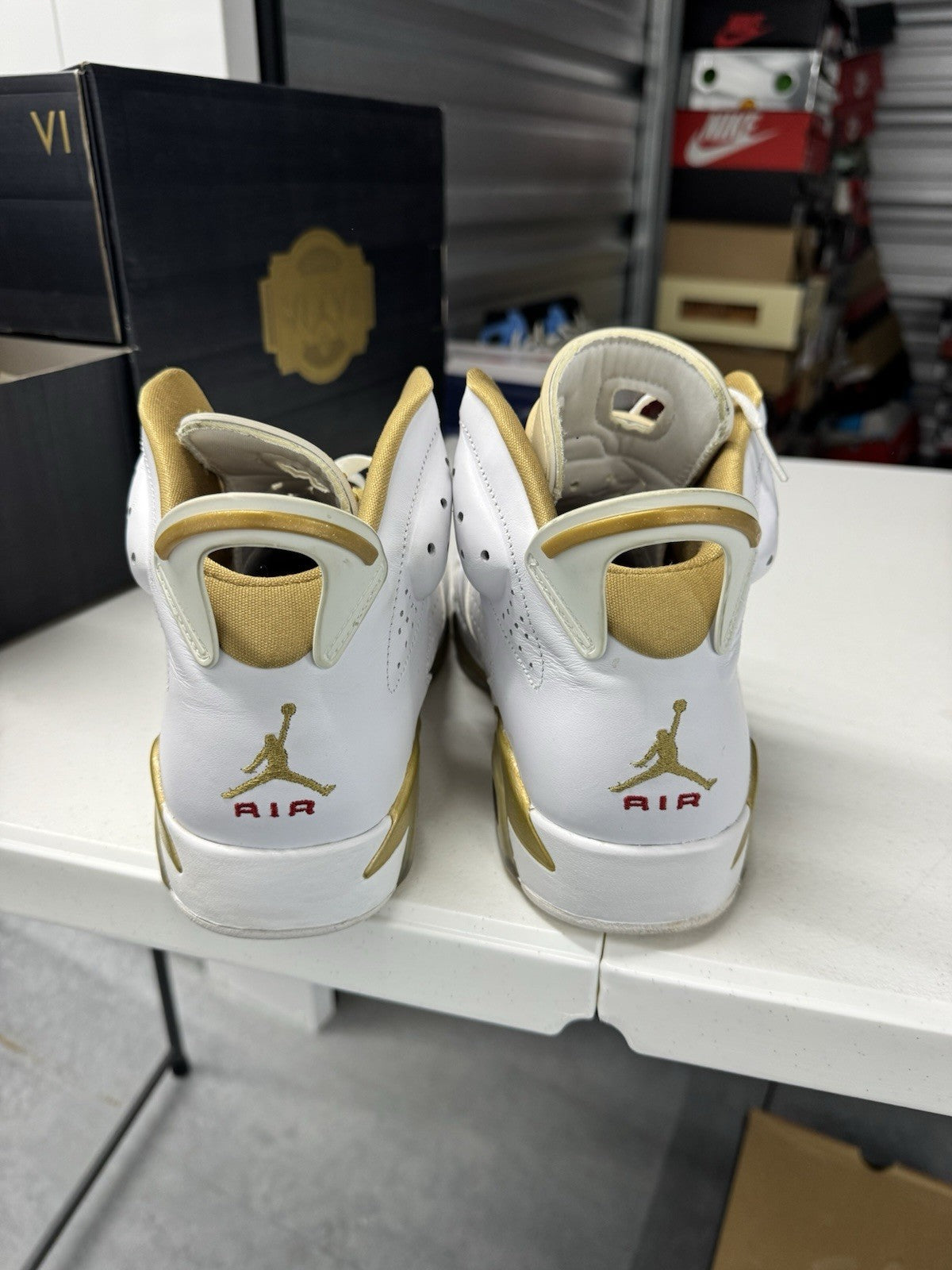 Air Jordan 7/6 Retro Golden Moments Pack Size 9.5 535357-935