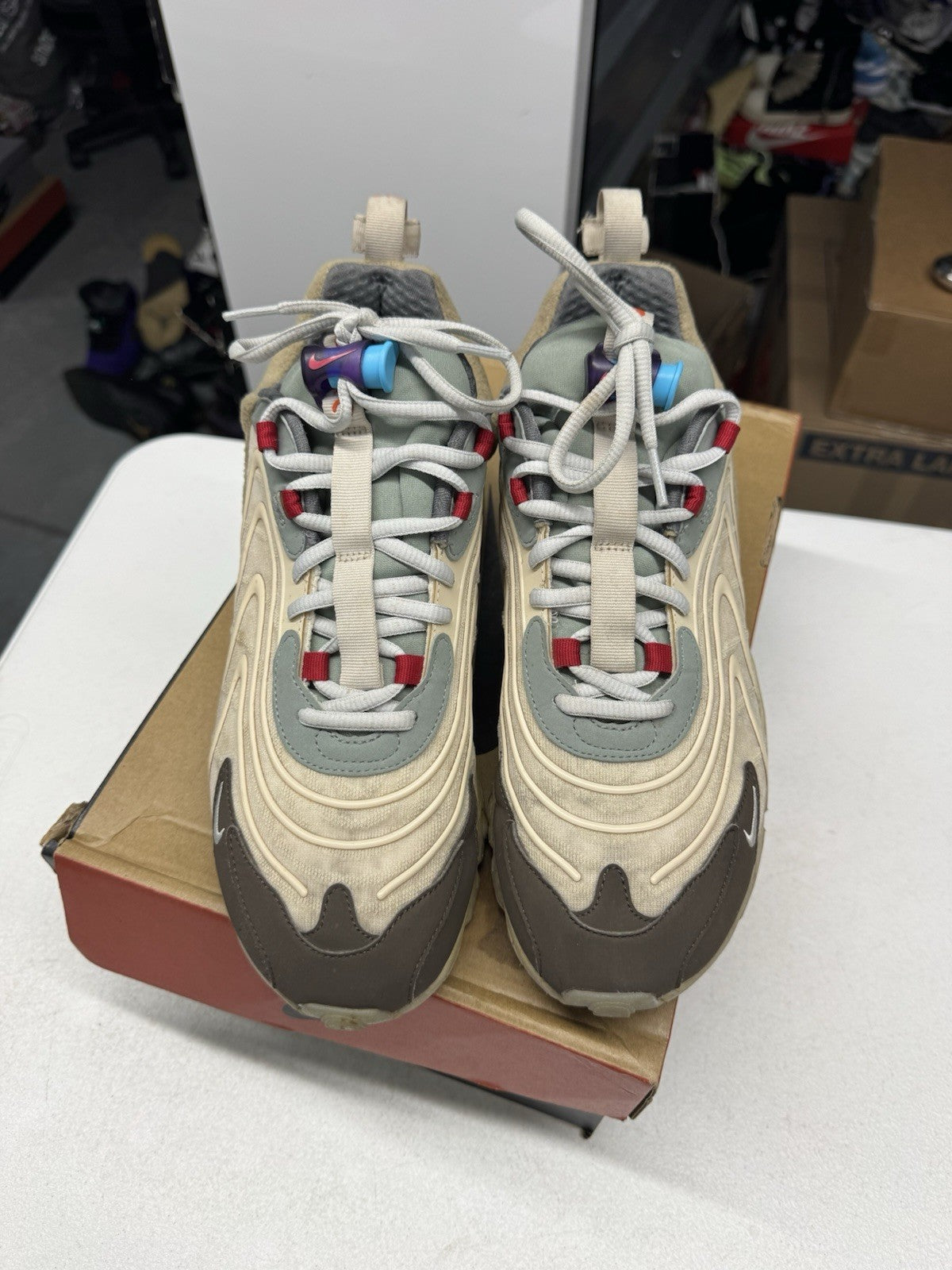 Nike Air Max 270 React ENG Travis Scott Cactus Trails Sneakers SIZE 9.5