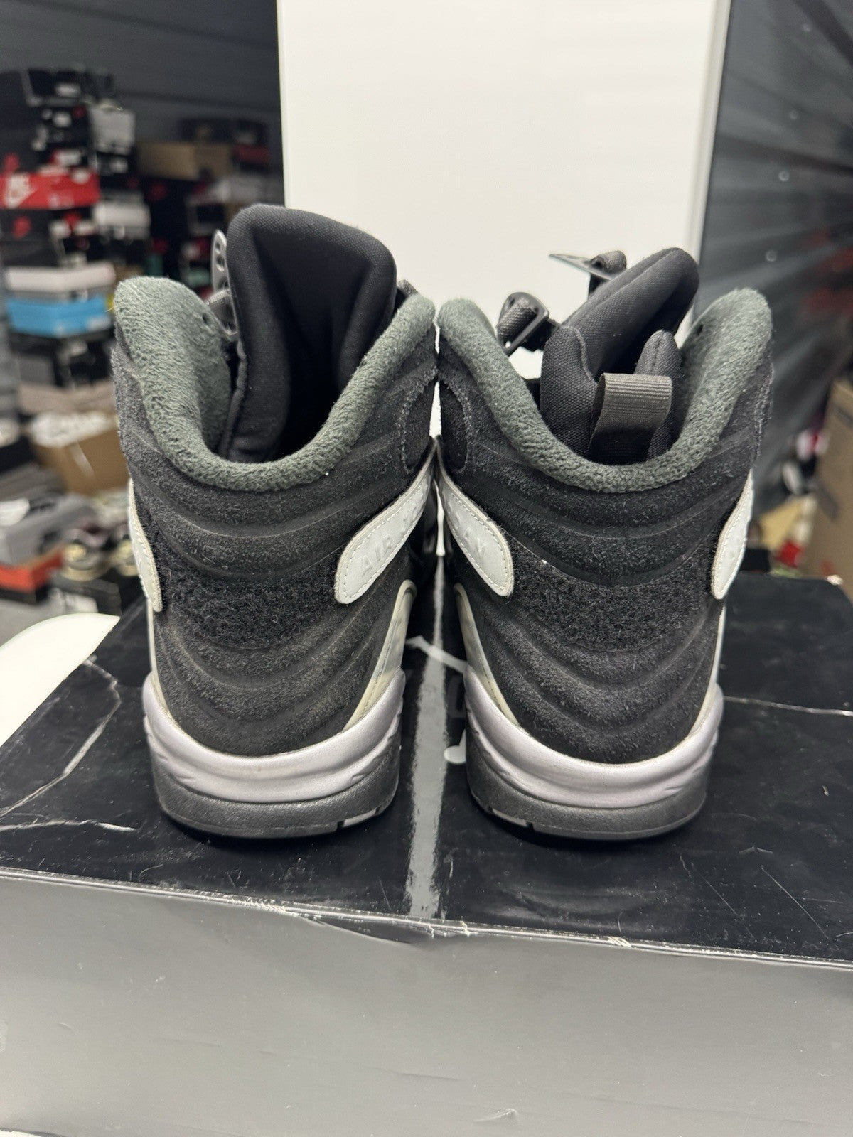 Jordan Air Jordan 8 Retro Winterized Gunsmoke Black/Silver SZ 10.5