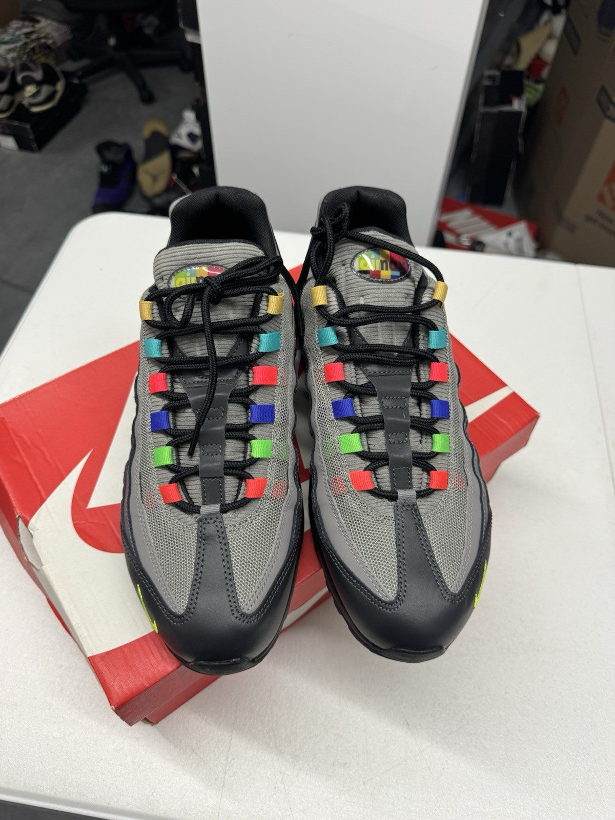 Nike Air Max 95 Evolution of Icons Men's Sneakers Gray/Black SIZE 10.5