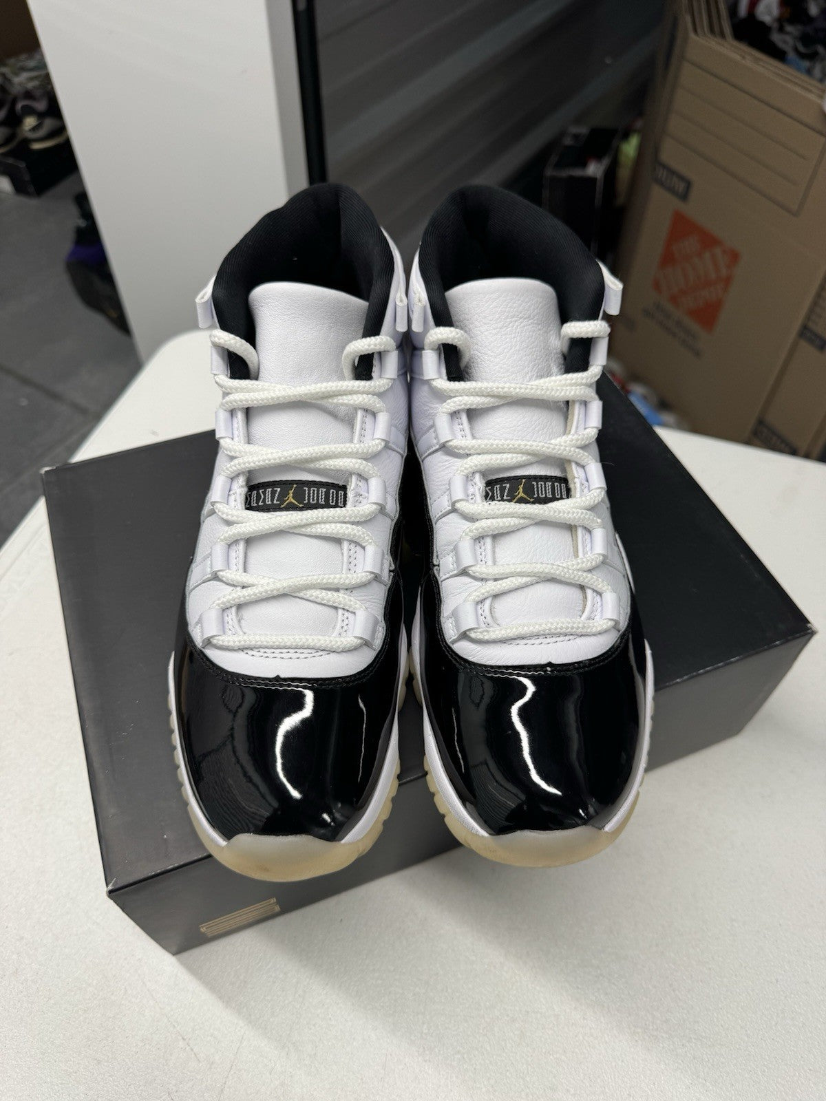Jordan Air Jordan 11 Retro Gratitude White/Black/Metallic Gold SZ11