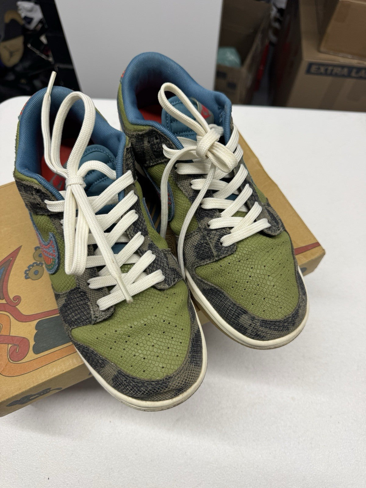 Nike Dunk Low PRM SiEMPRE Familia Men's Sneakers DO2160-335 SIZE 8.5