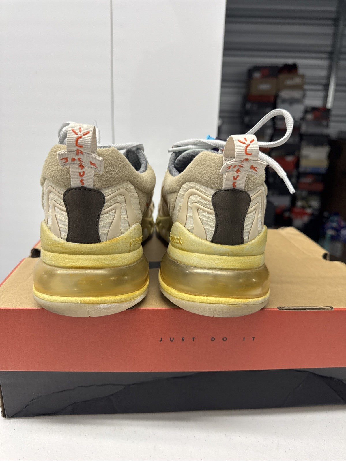 Size 10.5 - Travis Scott x Nike Air Max 270 React ENG Cactus Trails