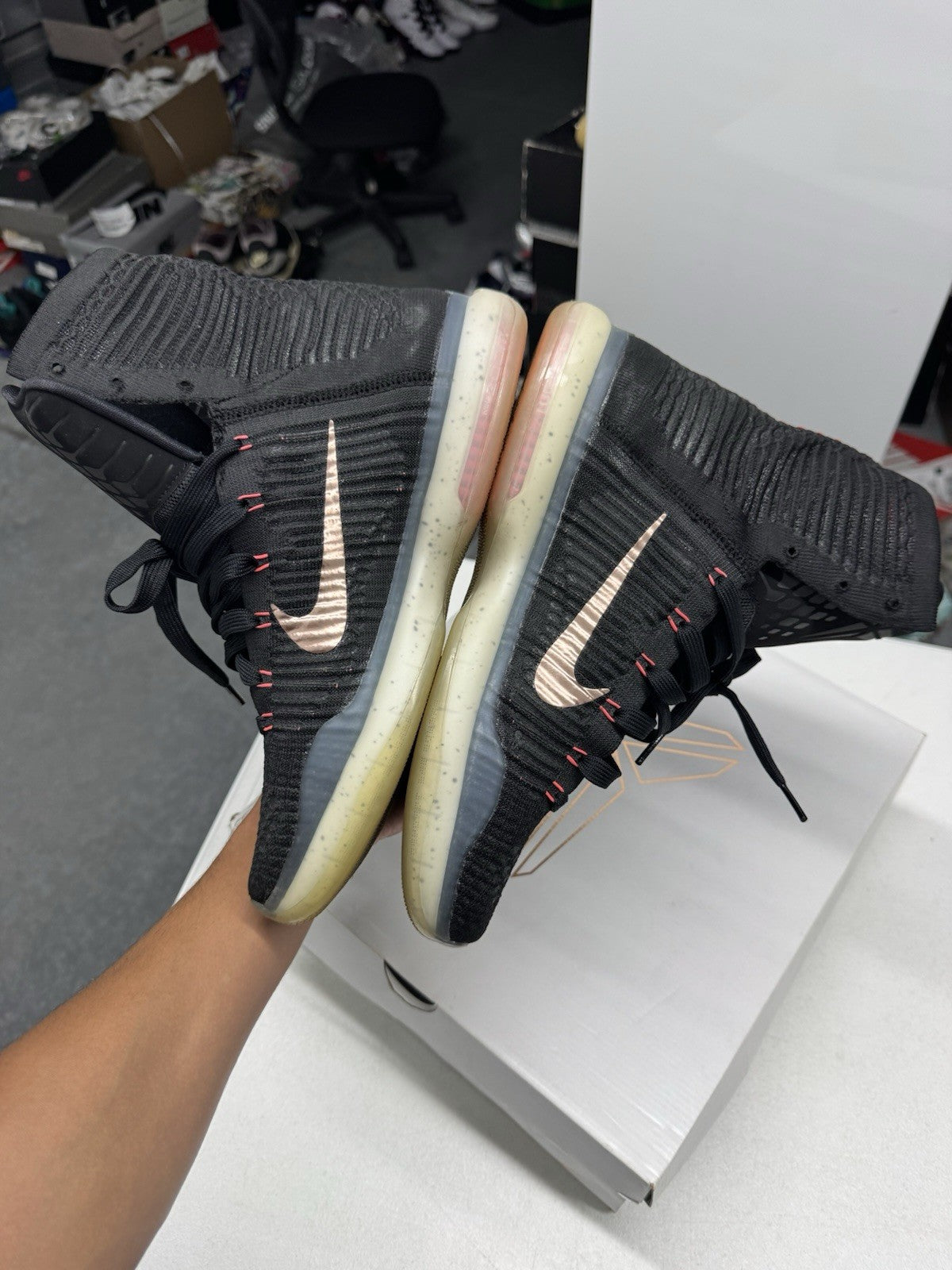 Nike Kobe 10 Elite Rose Gold Men's Basketball High-Top Sneakers SIZE 11