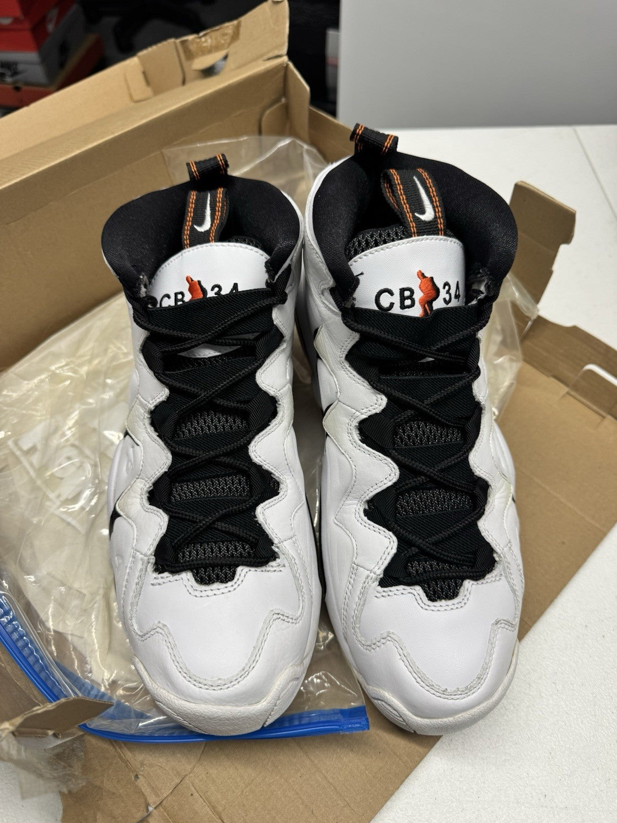 Nike Air Max CB34 Men's Sneakers White/Purple/Black/Orange SIZE 8