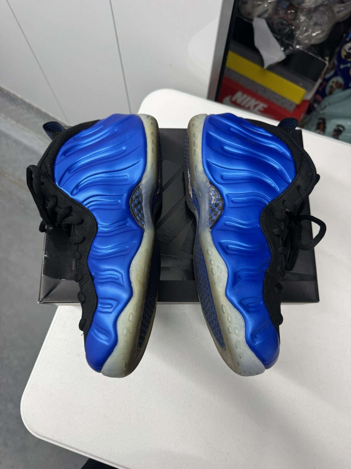 Nike Air Foamposite One Royal Blue Black FQ8181-511 Men's Athletic Sneaker
