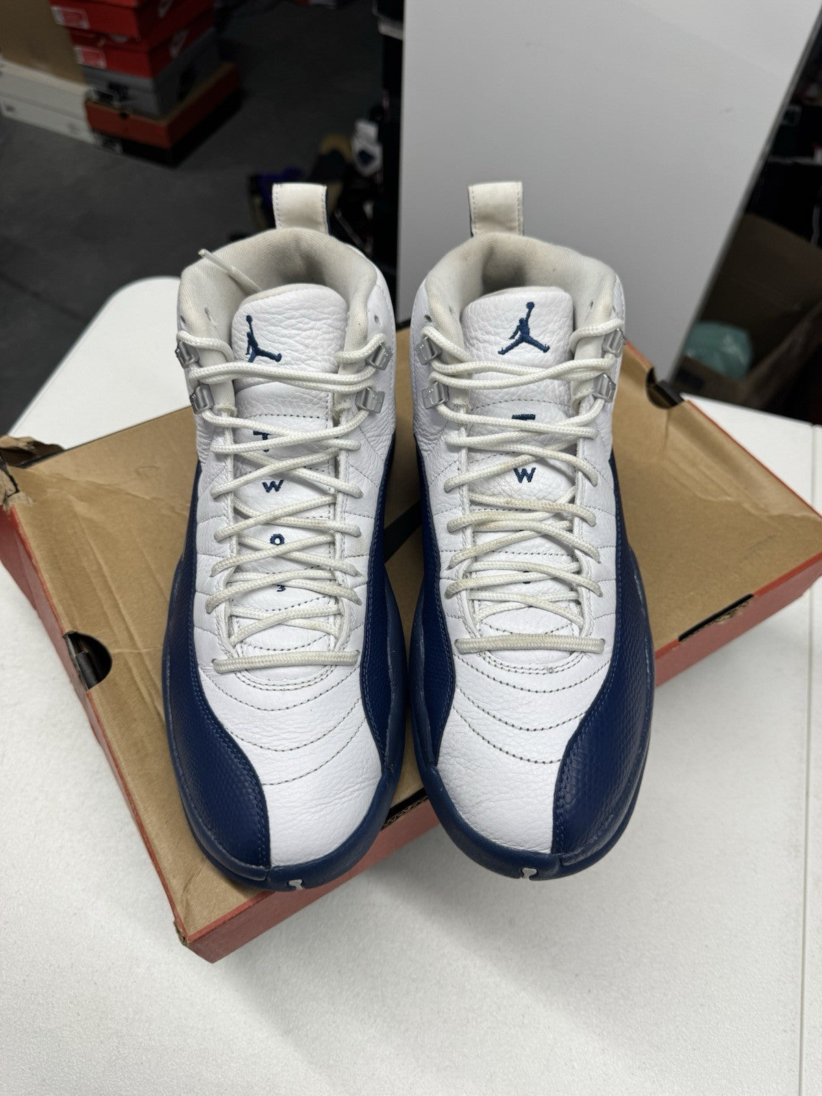 Jordan Air Jordan 12 Retro 2025 French Blue White/Blue Sneakers SIZE 9