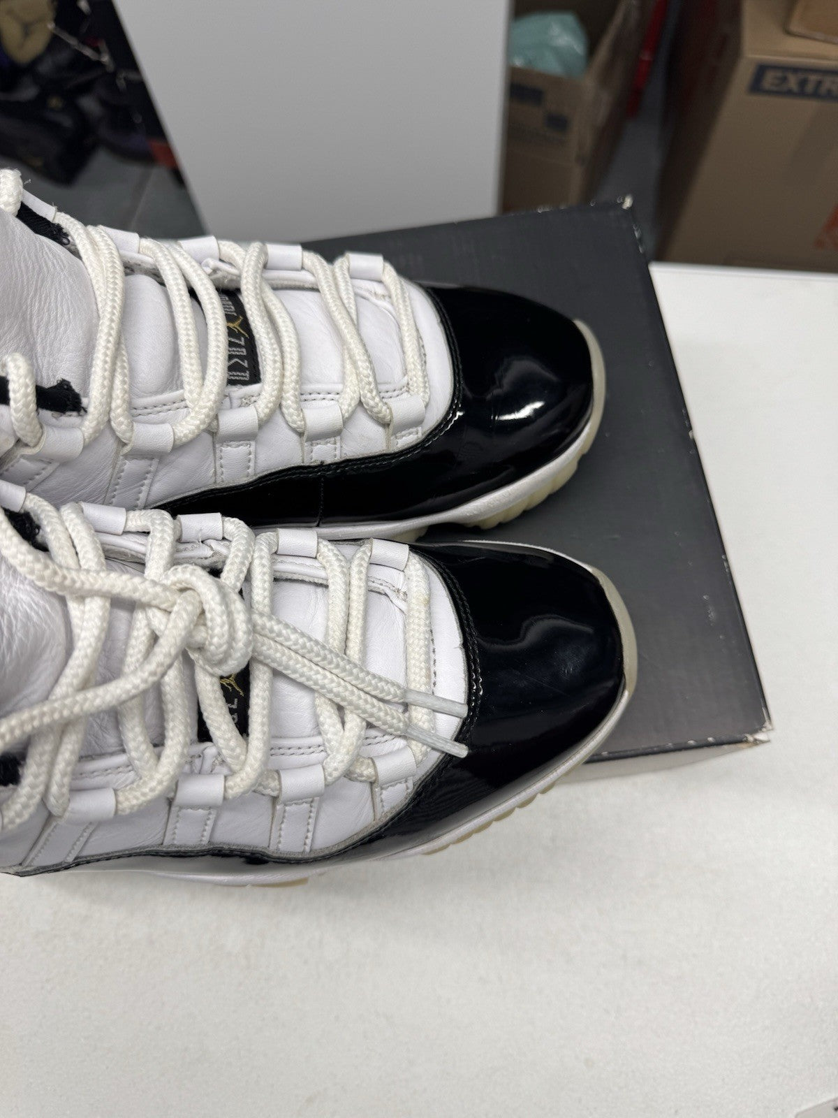 Jordan Air Jordan 11 Retro Mid Gratitude DMP White/Black, CT8012-170 SIZE 8.5