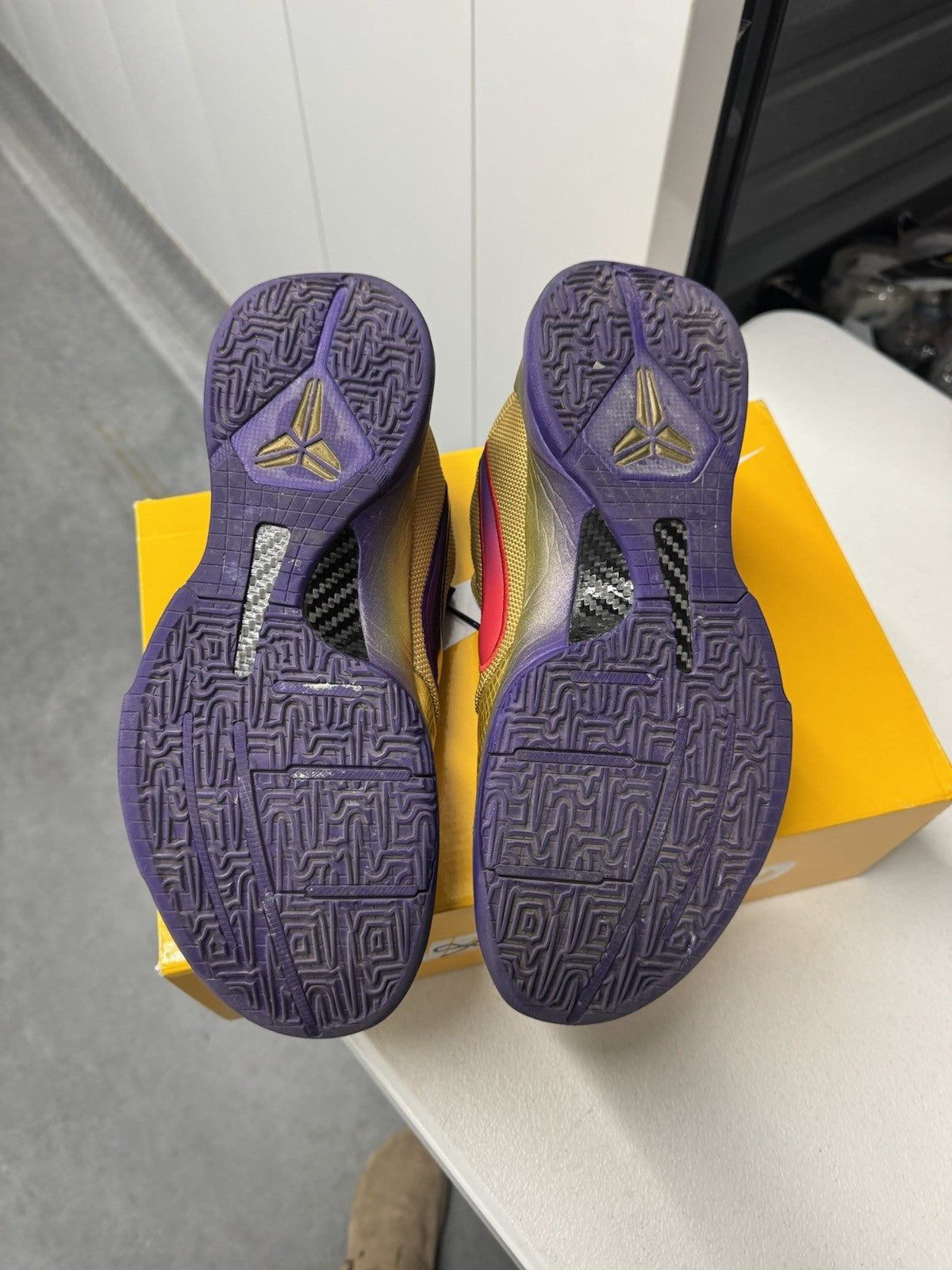 Nike Kobe 5 Undefeated Gold Purple Red Men's Low Top Basketball Sneaker