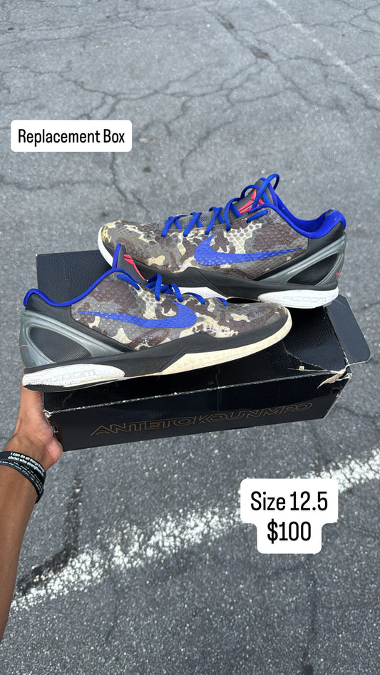 Urban Camo Kobe 6 (12.5)