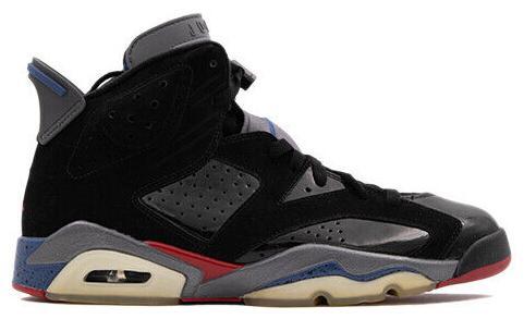 Jordan Air Jordan 6 Retro Pistons Men's Sneakers Black/Varsity Red SIZE 10.5
