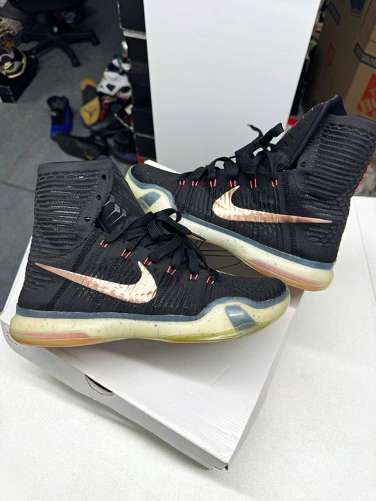 Nike Kobe 10 Elite Rose Gold Men's Basketball High-Top Sneakers SIZE 11