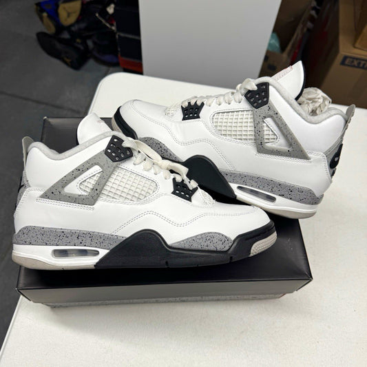 Jordan Air Jordan 4 Retro OG White Cement 2025 Men's Sneakers, SIZE 8.5