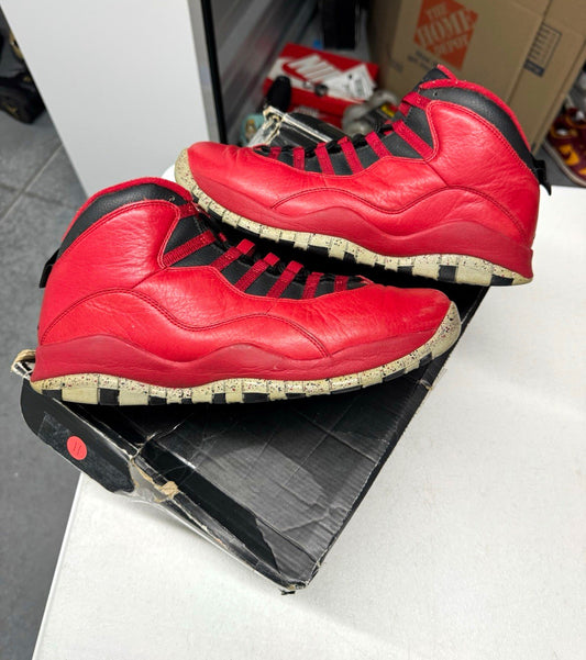 Jordan Air Jordan 10 Retro Bulls Over Broadway Gym Red/Black Size 12