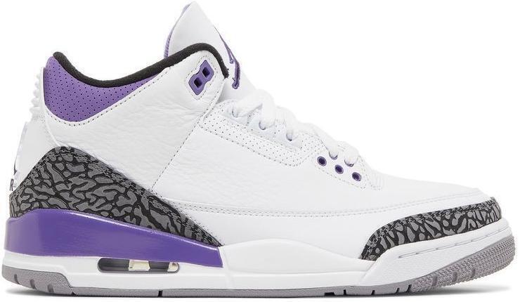 Jordan Air Jordan 3 Retro Mid Dark Iris White/Black SIZE 10