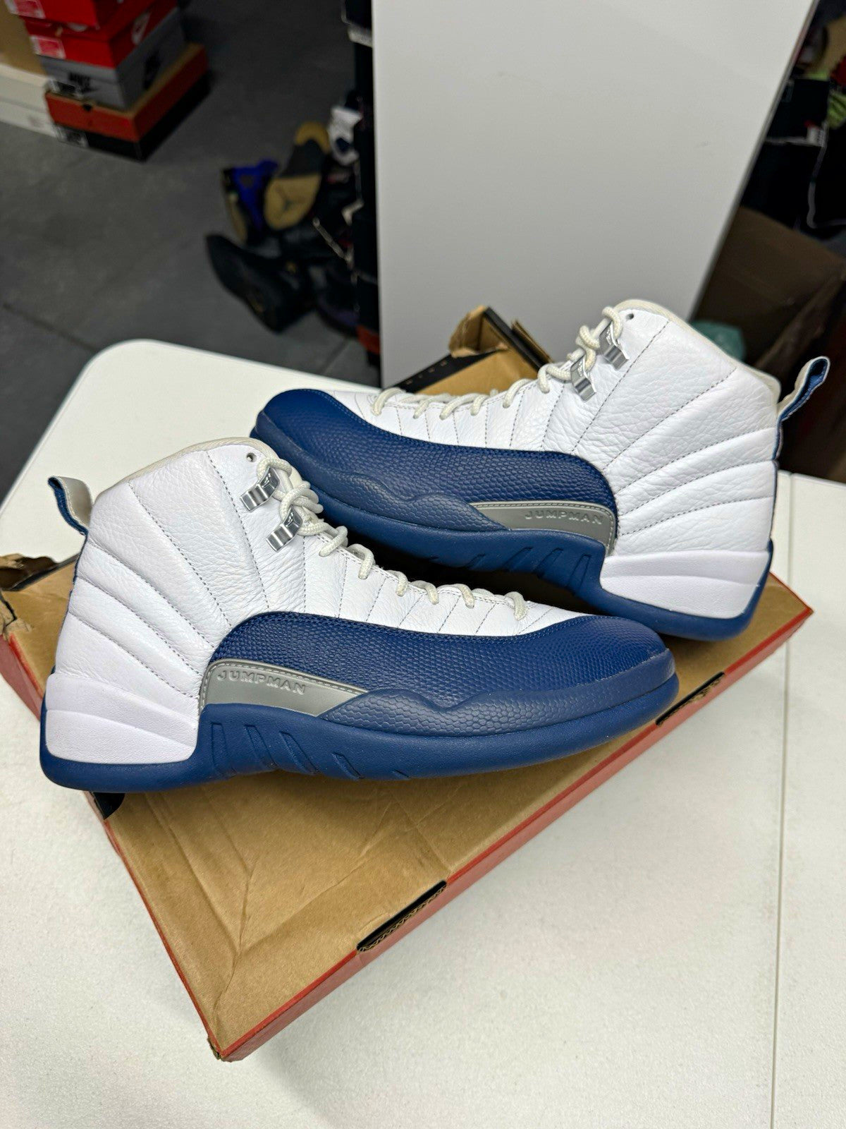Jordan Air Jordan 12 Retro 2025 French Blue White/Blue Sneakers SIZE 9