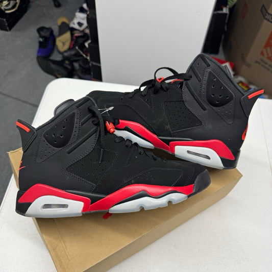 Jordan Air Jordan 6 Retro Reverse Infrared Black/Light Crimson SIZE 10.5