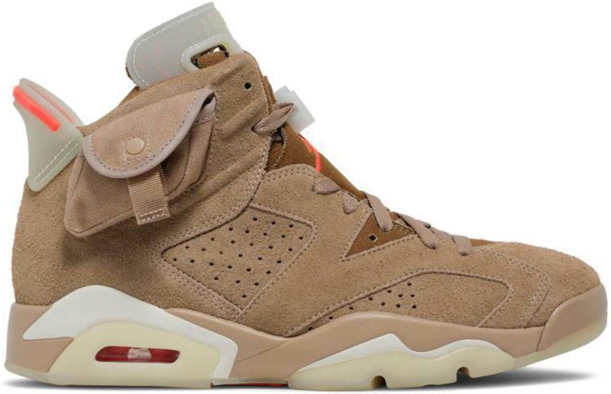 Jordan Air Jordan 6 Retro SP Travis Scott British Khaki Suede SIZE 9