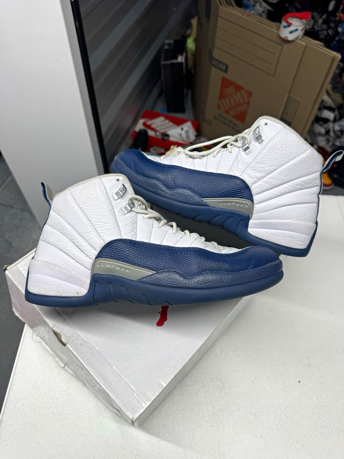 Jordan Air Jordan 12 Retro French Blue 2025 White/Blue Men's Size 12 CT8013-114