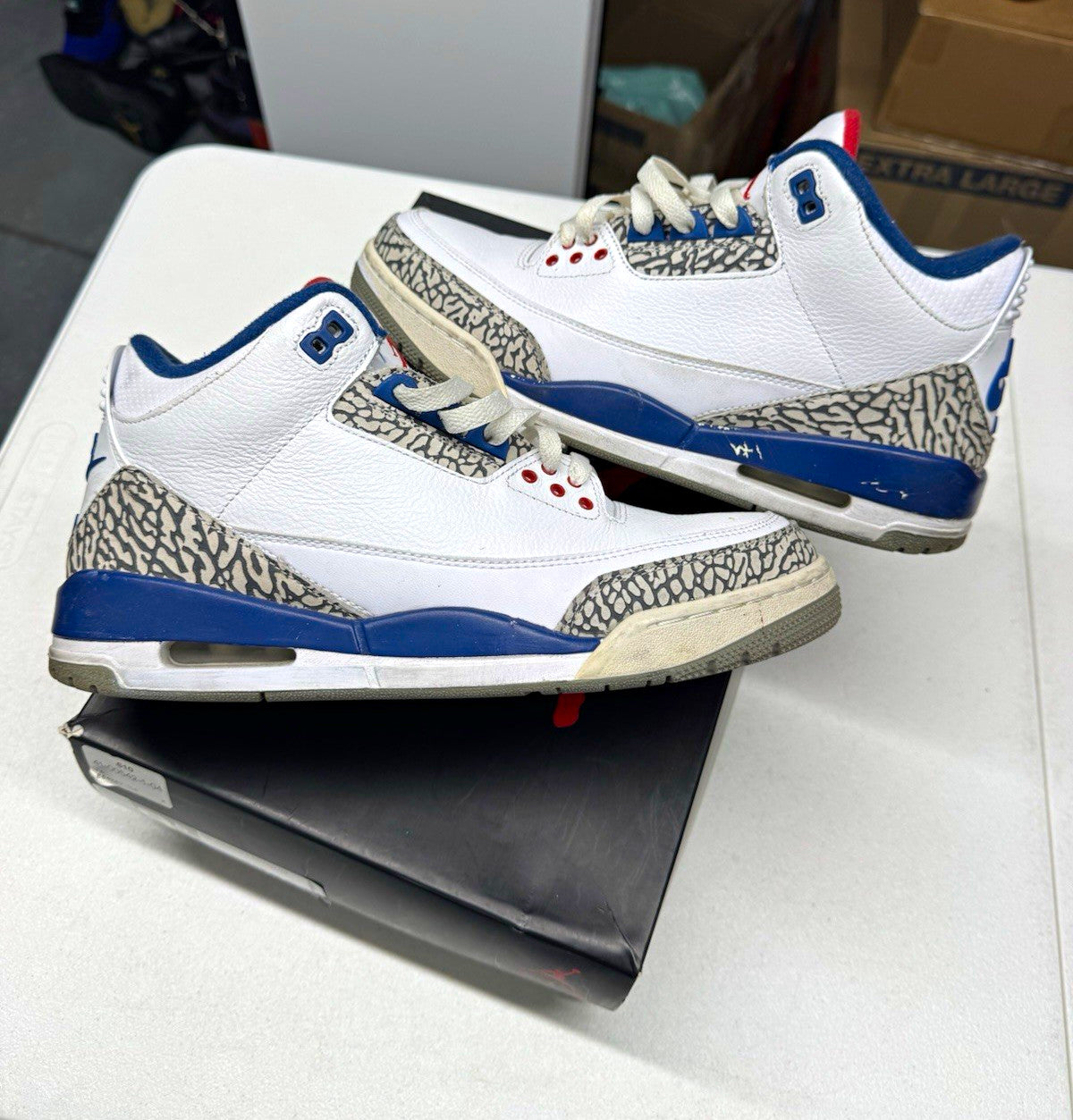 Jordan Air Jordan 3 Retro OG True Blue Mid Top 2016 SIZE 9.5