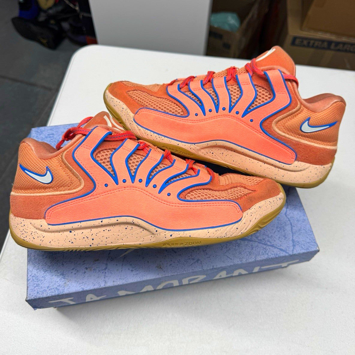 Nike KD 18 Atomic Pink/Photo Blue Men's Basketball Sneakers SIZE 9.5