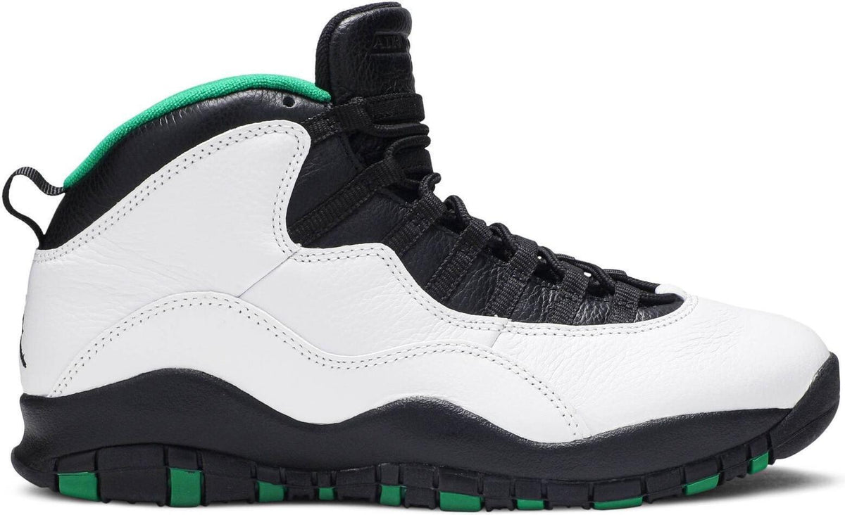 Jordan Air Jordan 10 Retro 2019 Seattle White/Black-Kelly Green SIZE 9.5