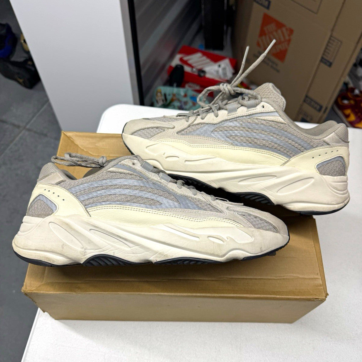 adidas Yeezy Boost 700 V2 Static Gray Men's Sneakers Size 12.5