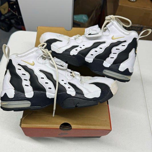 Nike Air DT Max '96 Colorado Away White/Black/Vegas Gold Straps SIZE 10