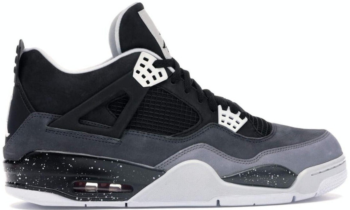 Jordan Air Jordan 4 Retro Fear Nubuck Black/White/Gray SIZE 9.5