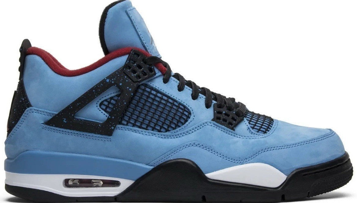 Jordan Air Jordan 4 Retro Travis Scott Cactus Jack Blue Size 9.5 308497-406 2018