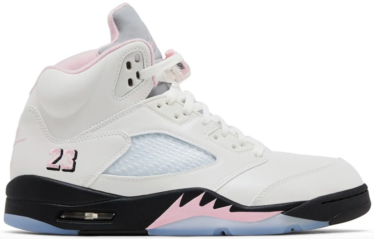 Jordan Air Jordan 5 Retro Medium Soft Pink White/Black Men's Sneakers Size 10.5