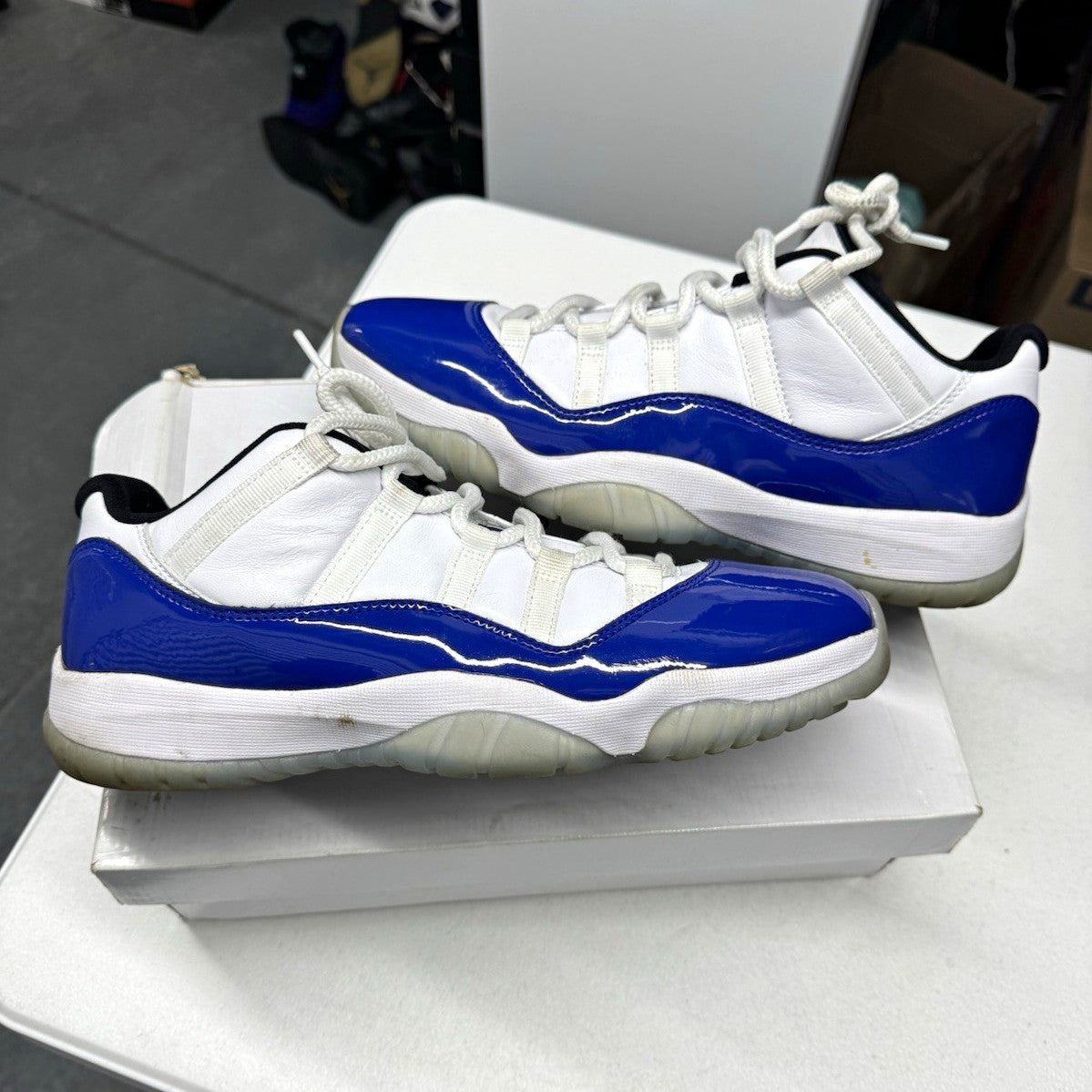 Jordan Air Jordan 11 Retro Low Concord Sketch Patent Leather 2020 SIZE 11.5W/10M